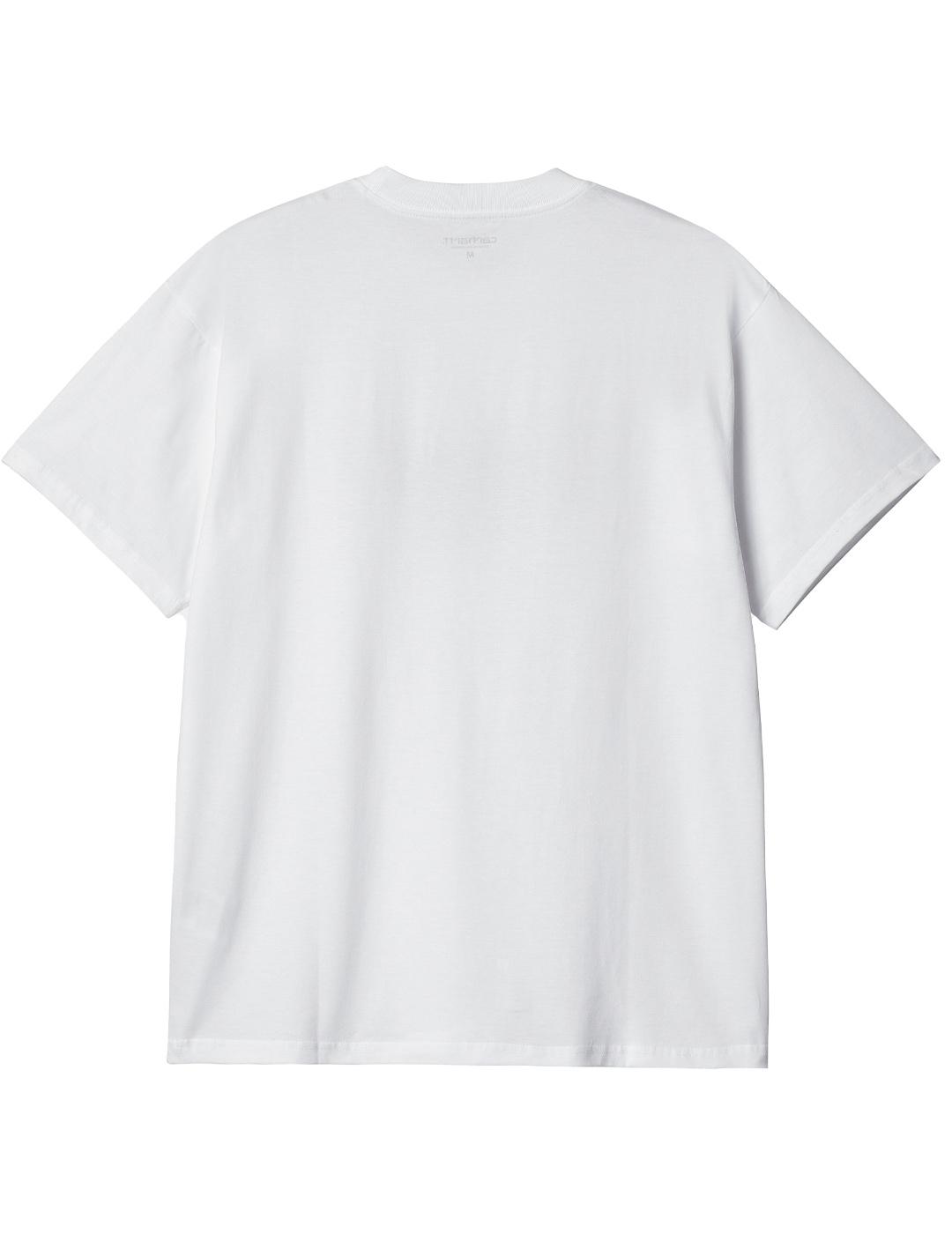 T-Shirt Carhartt Wip Spree Halftone Blanc