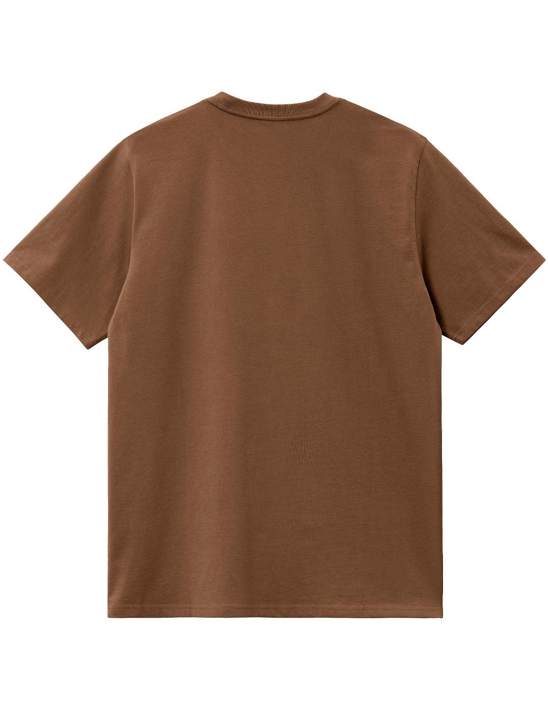 T-Shirt Carhartt Wip Amercian Script Brun