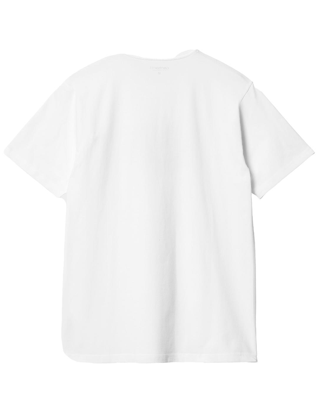 T-Shirt Carhartt Bottle Cap Blanc