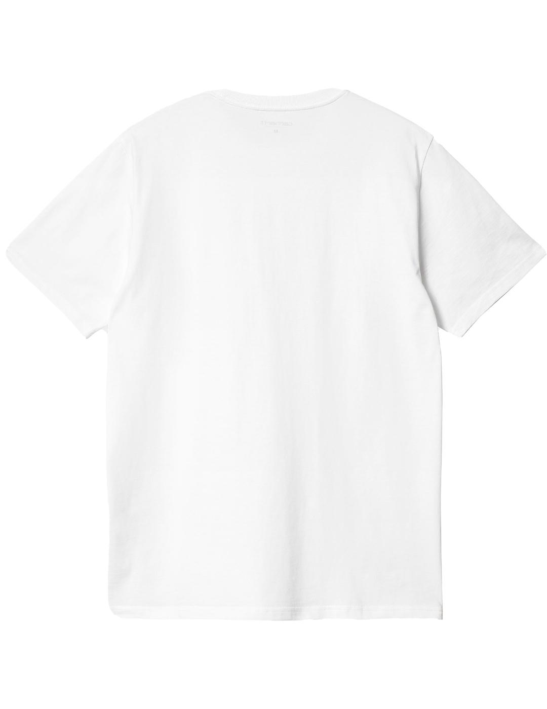 T-Shirt Carhartt Wip Pocket Blanc