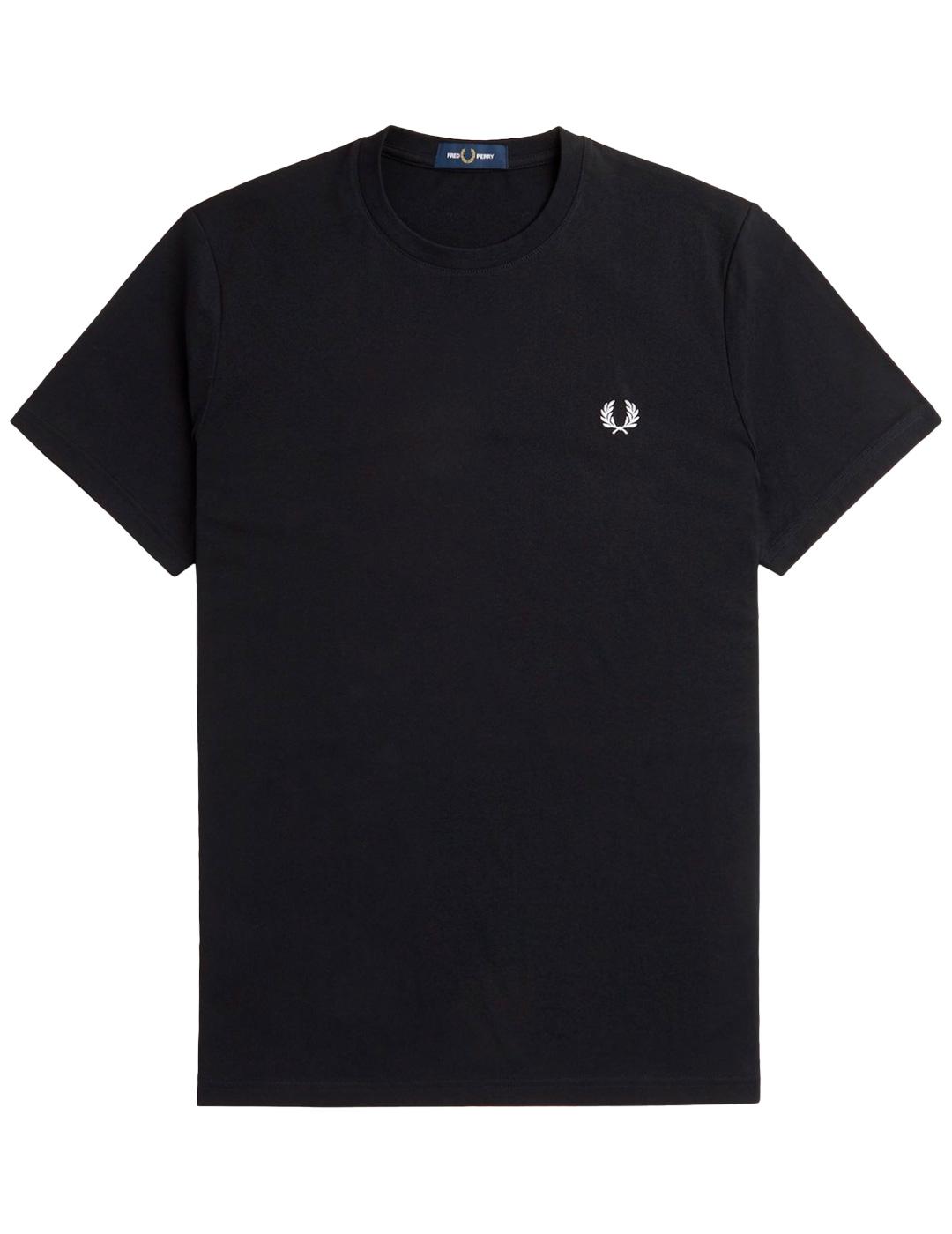 T-shirt Fred Perry Laurel Wreath Negro