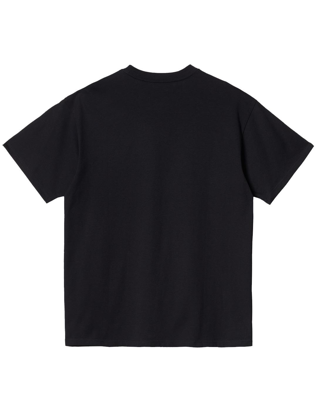 T-Shirt Carhartt Wip Script Embroidery Noir