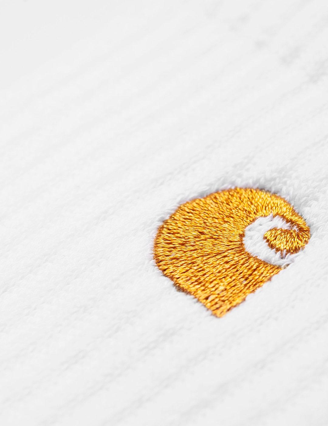 Chaussettes Carhartt Wip Chase Blanc