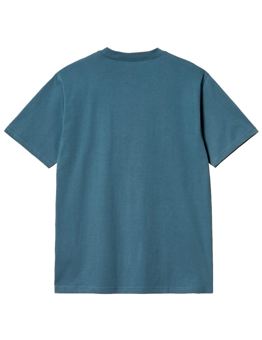 T-shirt Carhartt Wip Bottle Cap Bleu