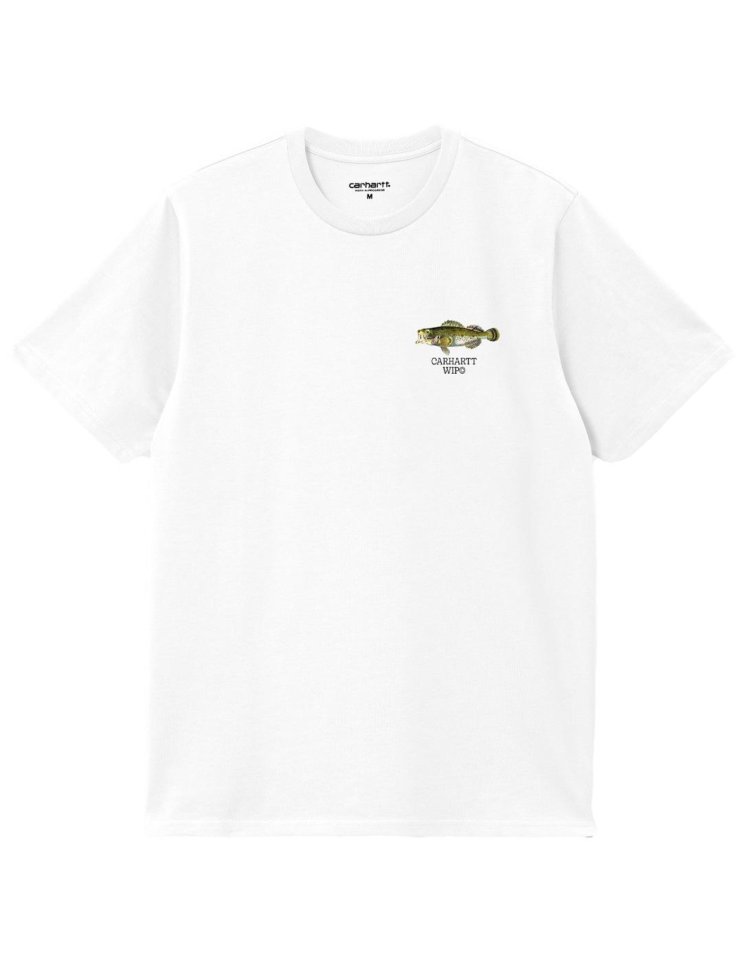 T-shirt Carhartt Wip Fish Blanc