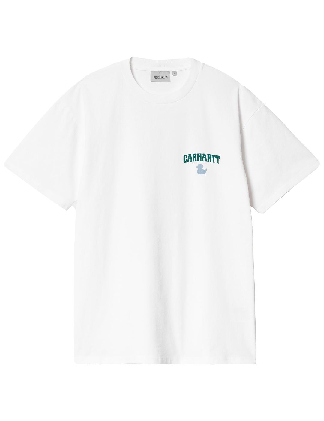 T-shirt Carhartt Wip Duckin Blanc