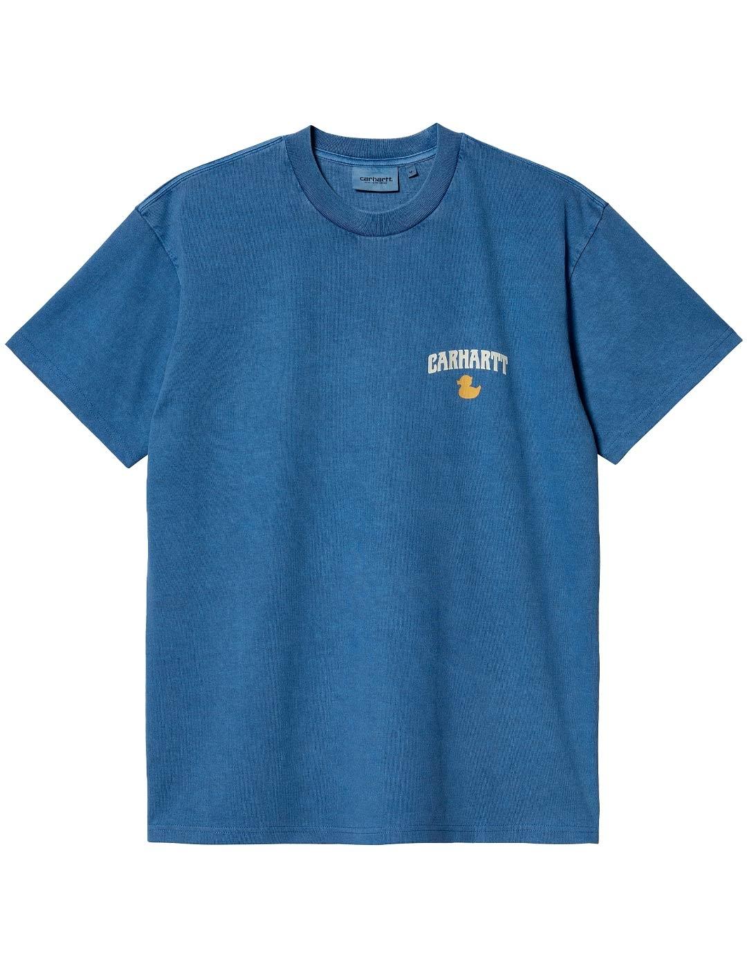 T-shirt Carhartt Wip Duckin Bleue