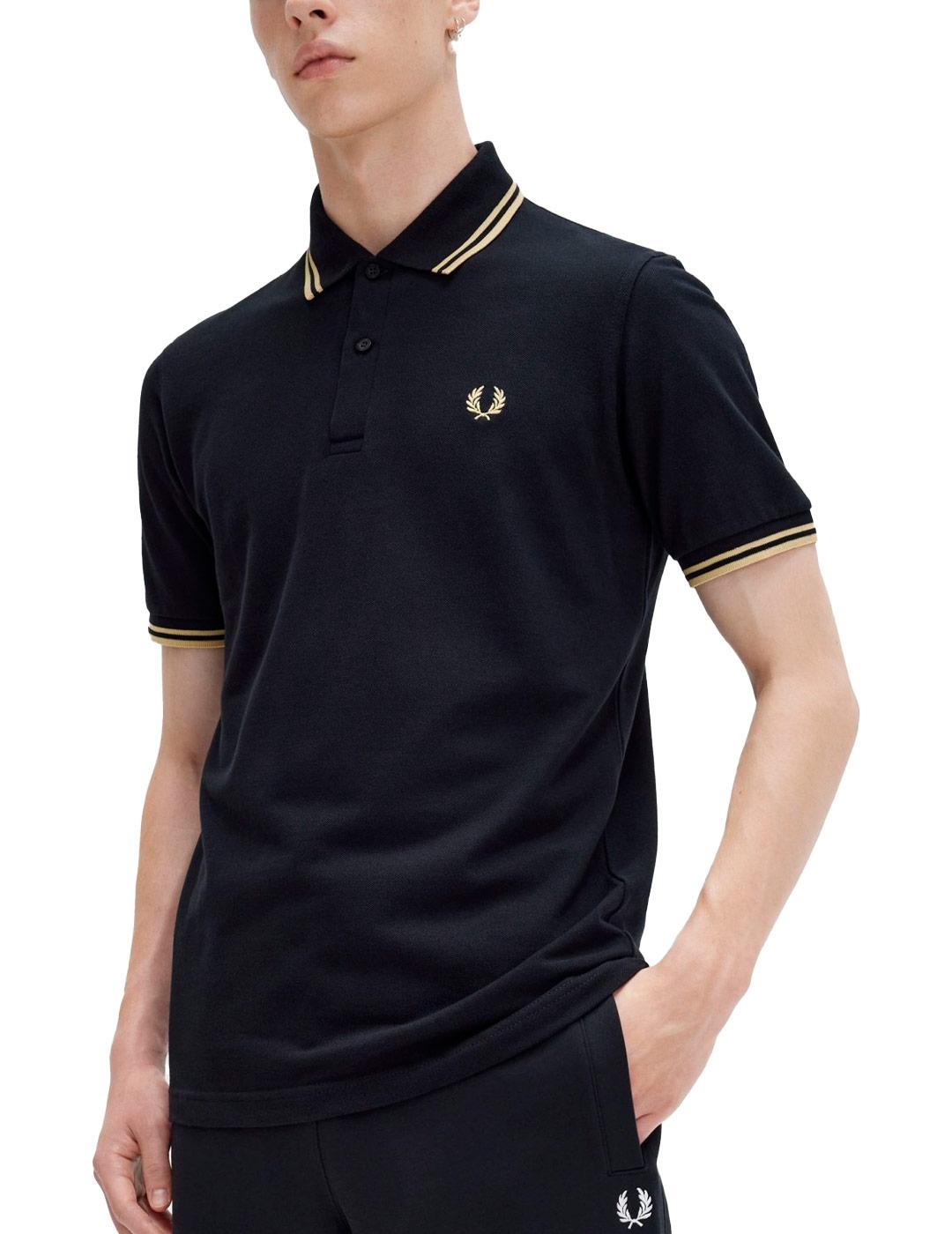 Polo Fred Perry M12 Noir