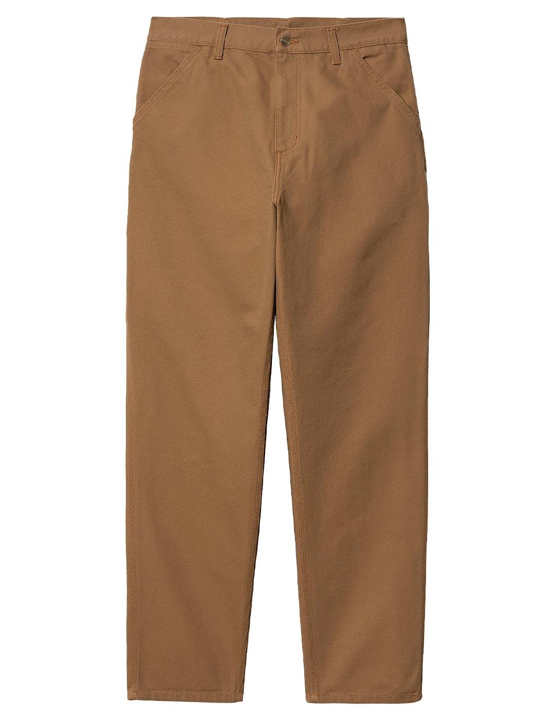 Pantalon Carhartt Wip Single Knee brun